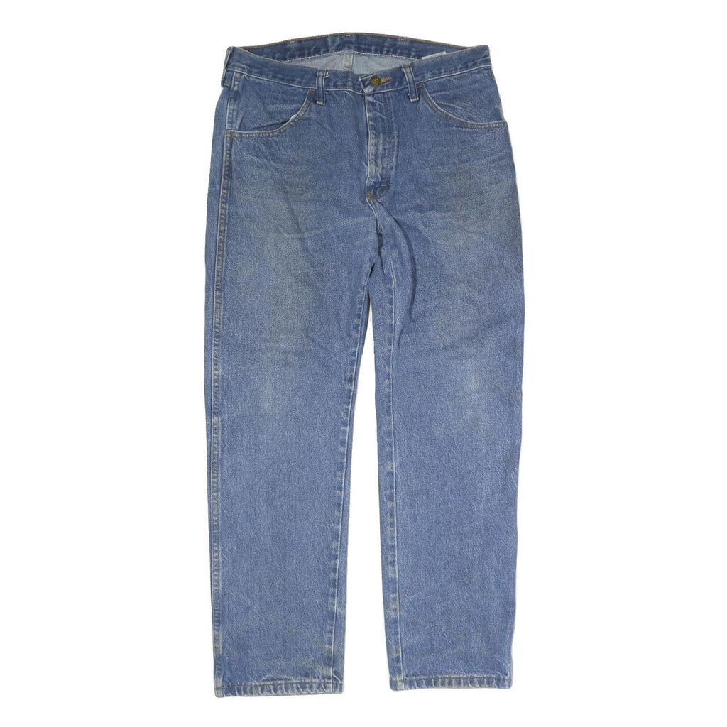 DICKIES Mens Jeans Blue Regular Straight Denim Medium W38 L29 Workwear