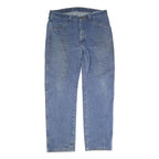 DICKIES Mens Jeans Blue Regular Straight Denim Medium W38 L29 Workwear