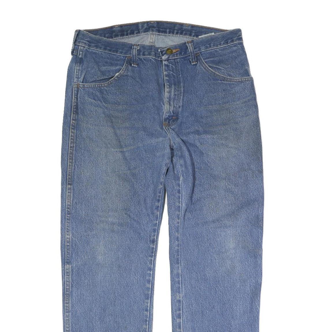 DICKIES Mens Jeans Blue Regular Straight Denim Medium W38 L29 Workwear