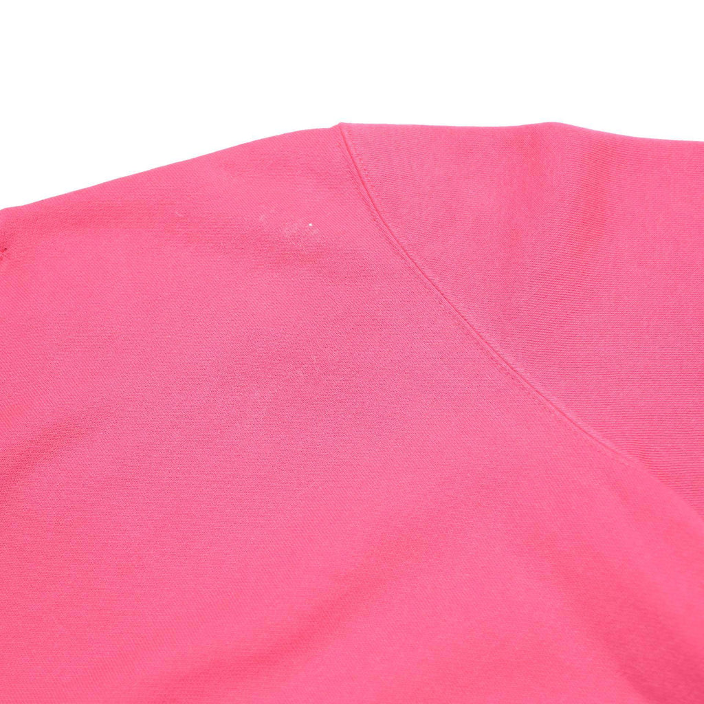 CHAMPION Womens Pink Crew Neck S Logo Sweatshirt Cotton Blend Pullover