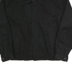 KIRKLAND SIGNATURE Mens Black Classic Jacket 2XL Polyester Blend Zip Plain
