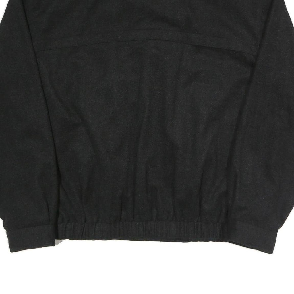 KIRKLAND SIGNATURE Mens Black Classic Jacket 2XL Polyester Blend Zip Plain