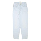 LEVI'S Womens Relaxed Jeans Blue Denim Light W26 L27 Classic Cotton Blend Zip