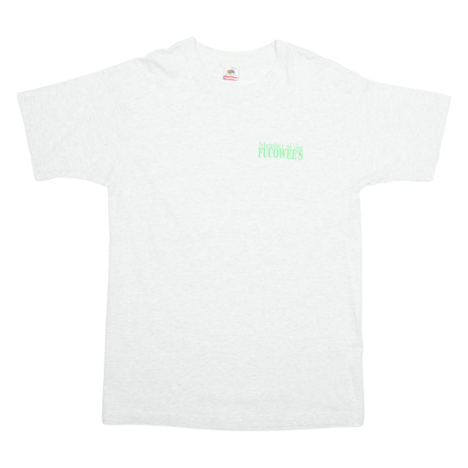 Fucowees Mens T-Shirt Grey L