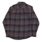 ORVIS Mens Red & Grey Check Shirt M Long Sleeve Cotton Casual Button Pocket
