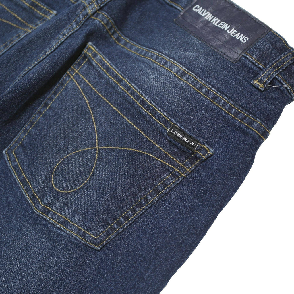 CALVIN KLEIN JEANS Womens Regular Blue Denim Medium Fit W34 L28 Fashion Casual