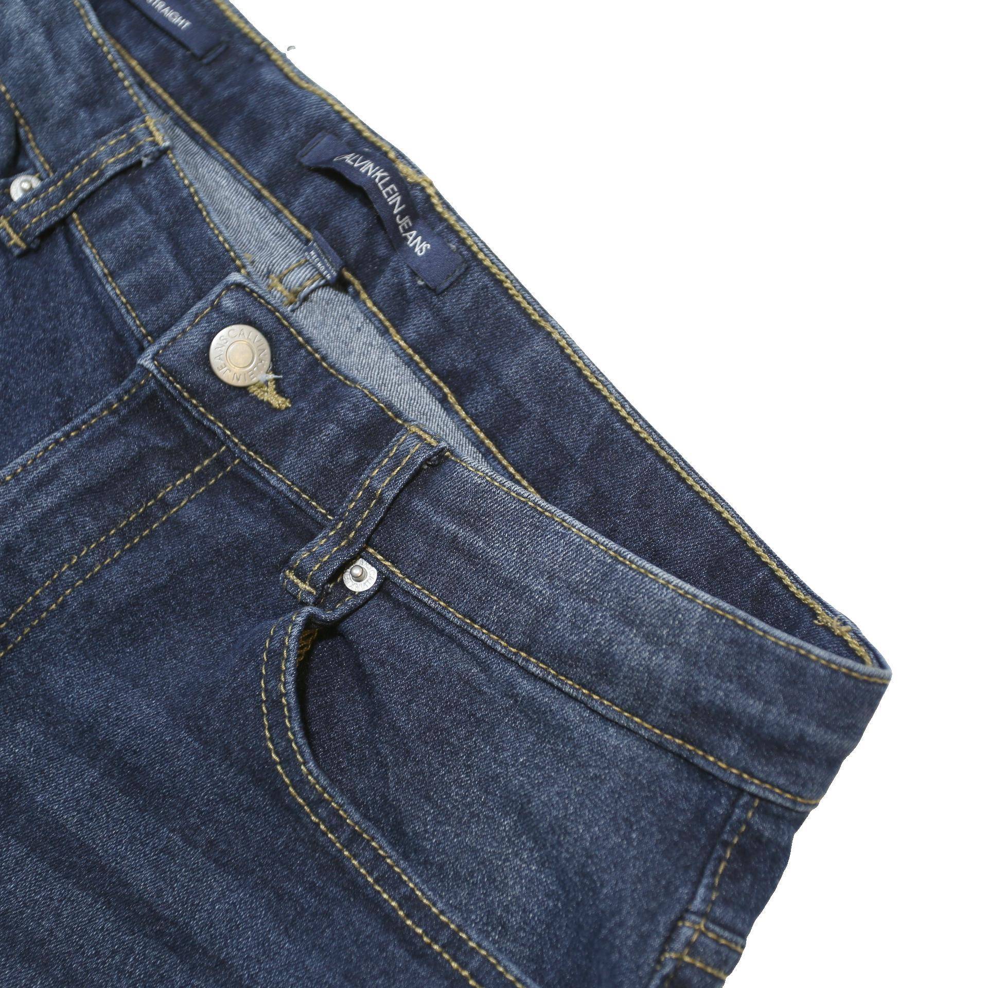 CALVIN KLEIN JEANS Womens Regular Blue Denim Medium Fit W34 L28 Fashion Casual
