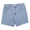FADED GLORY Mens Shorts Blue Classic 2XL W40 Cotton Blend Relaxed Fit