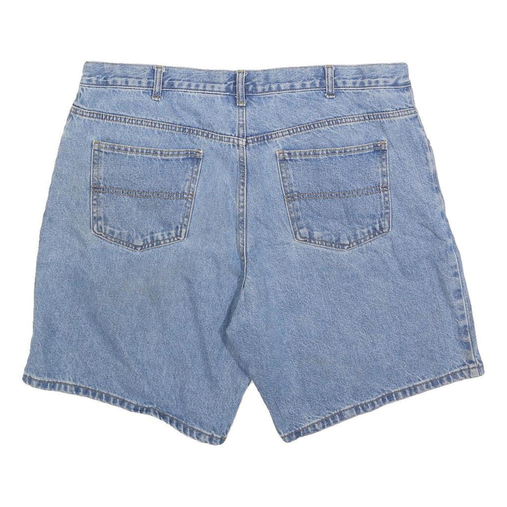 FADED GLORY Mens Shorts Blue Classic 2XL W40 Cotton Blend Relaxed Fit