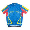CRANE Cycling Mens Jersey Blue 1/4 Zip L