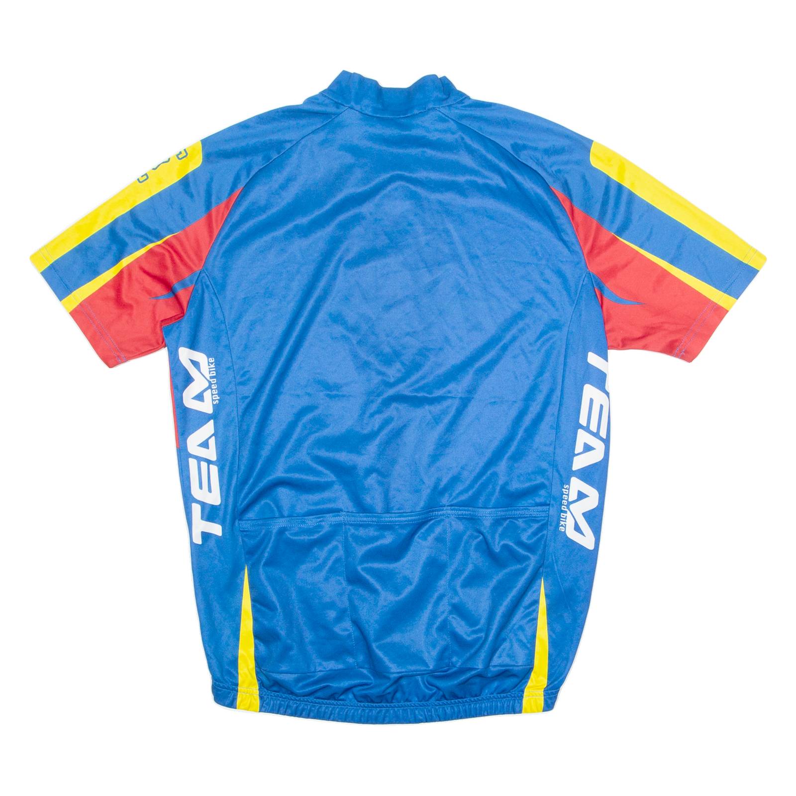 CRANE Cycling Mens Jersey Blue 1/4 Zip L
