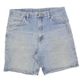 WRANGLER Mens Shorts Blue Denim Casual L W36 Classic Fit Cotton Blend
