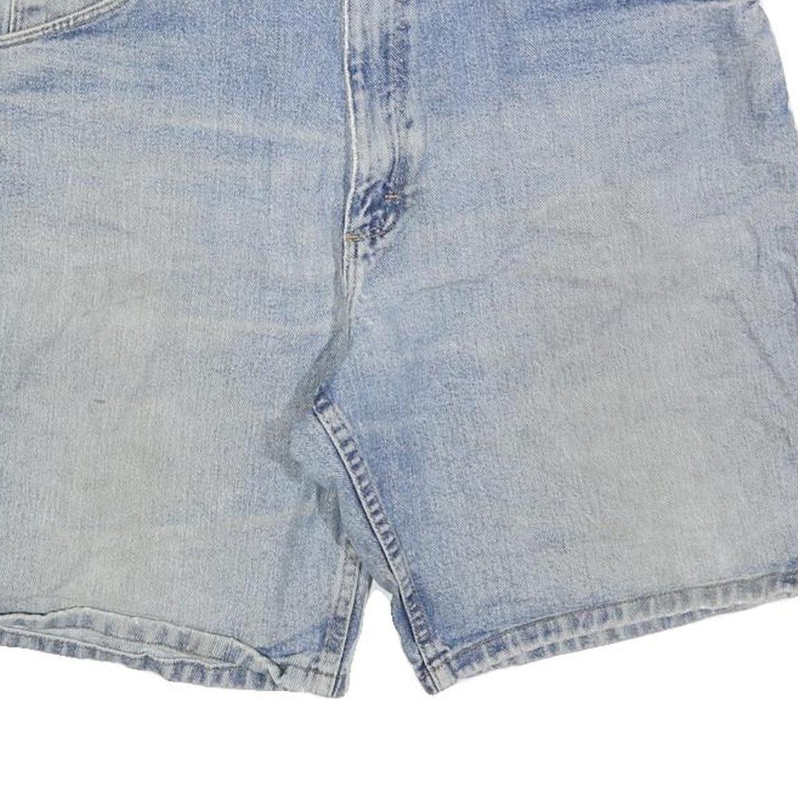 WRANGLER Mens Shorts Blue Denim Casual L W36 Classic Fit Cotton Blend