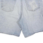 WRANGLER Mens Shorts Blue Denim Casual L W36 Classic Fit Cotton Blend