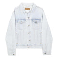 WRANGLER Womens Light Blue Cotton Denim Jacket S Button Closure Classic Fit