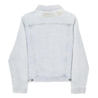 WRANGLER Womens Light Blue Cotton Denim Jacket S Button Closure Classic Fit