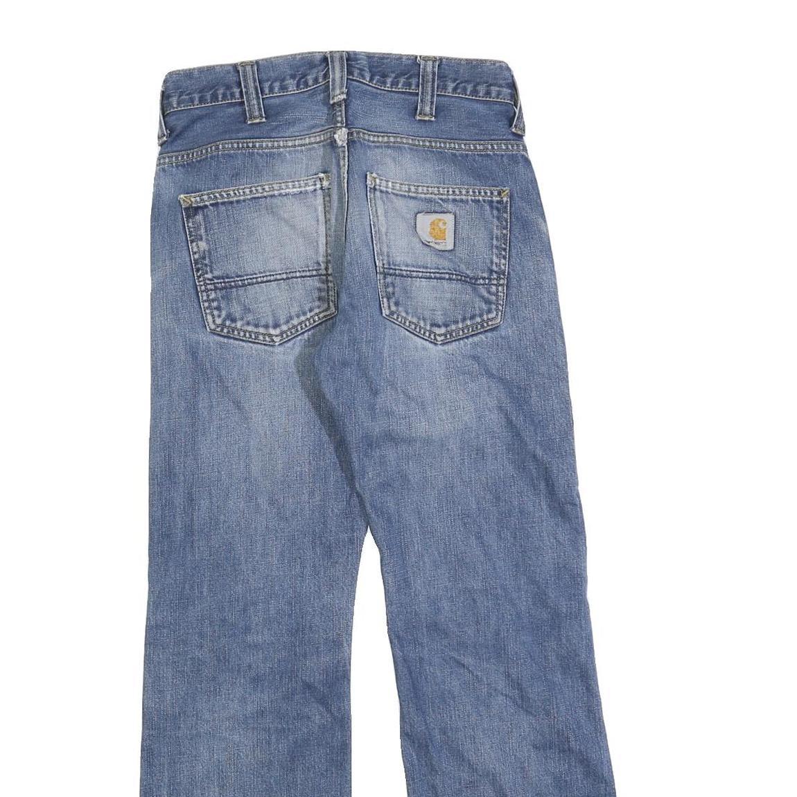 CARHARTT Mens Jeans Blue Regular Straight Denim Medium W28 L29 Casual Workwear