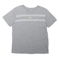 NIKE Mens Grey Graphic T-Shirt M Short Sleeve Crew Neck Sports Casual Cotton