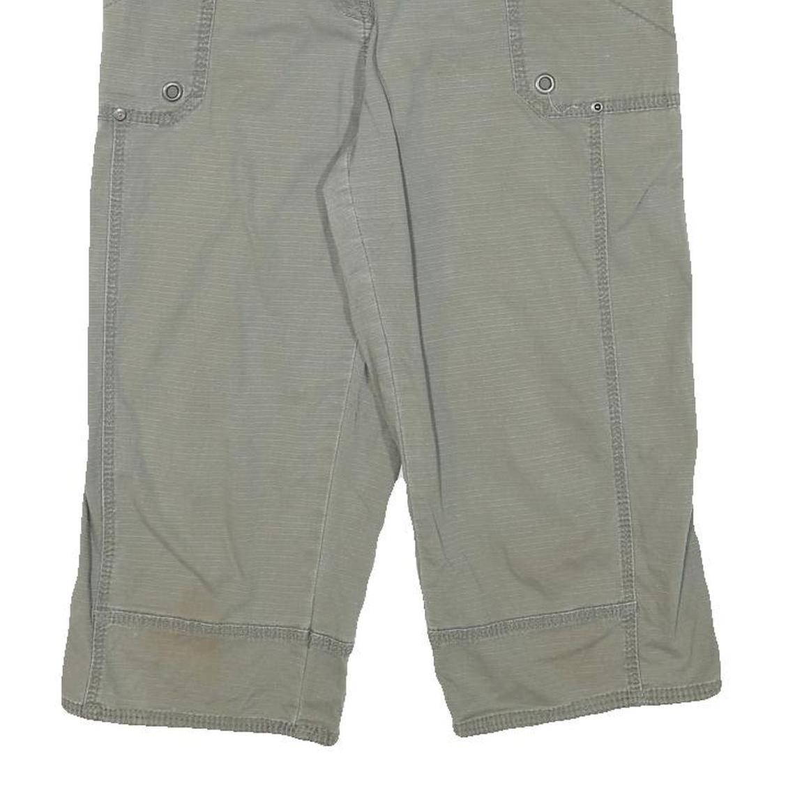 COTTON GINNY Womens Grey Casual Shorts L W31 Pocket Detail Cotton Blend