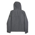 LEVI'S Mens Grey Hooded Jacket S Polyester Blend Zip Pocket Casual