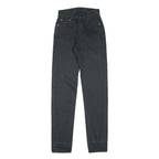 LEVI'S Womens Jeans Black Slim Skinny Denim Medium W23 L31 Stretch Cotton