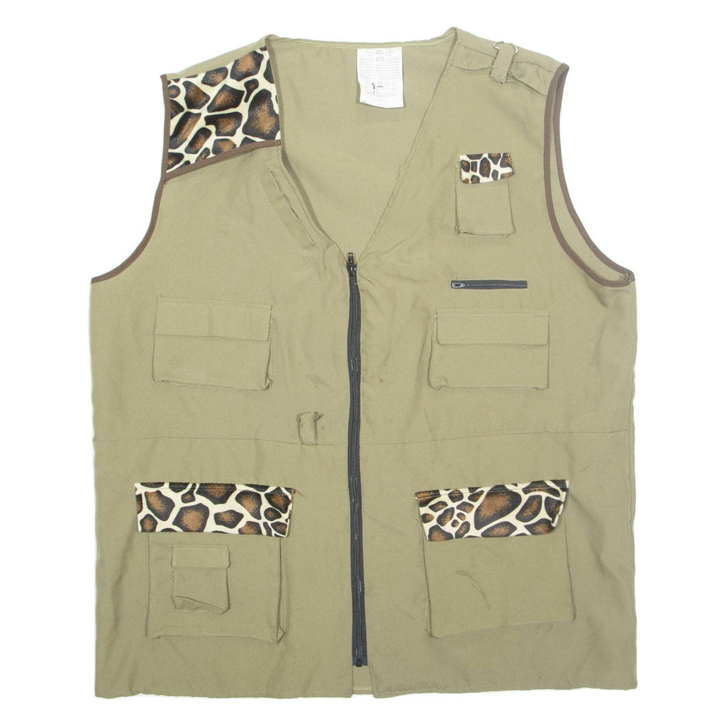 Utility Mens Workwear Gilet Green XL