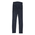 CALVIN KLEIN JEANS Womens Denim Dark Regular Skinny Jeans W24 L30 Stylish Zip