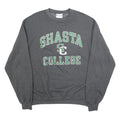 CHAMPION Mens Grey Shasta College Crew Neck L Cotton Blend Sweatshirt