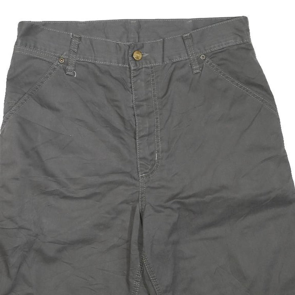 CARHARTT Mens Shorts Grey Casual M W32 Cotton Blend Workwear Pockets