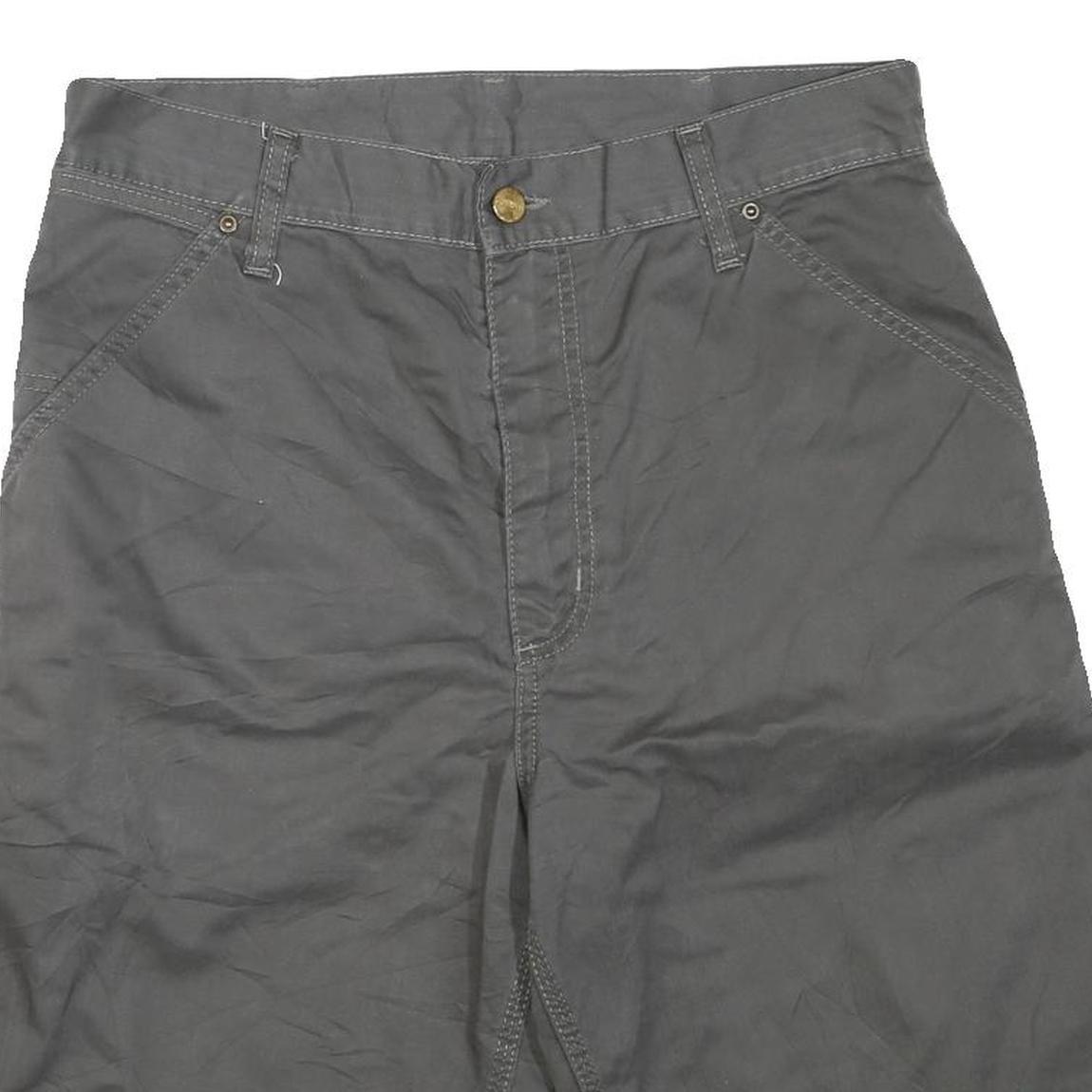 CARHARTT Mens Shorts Grey Casual M W32 Cotton Blend Workwear Pockets