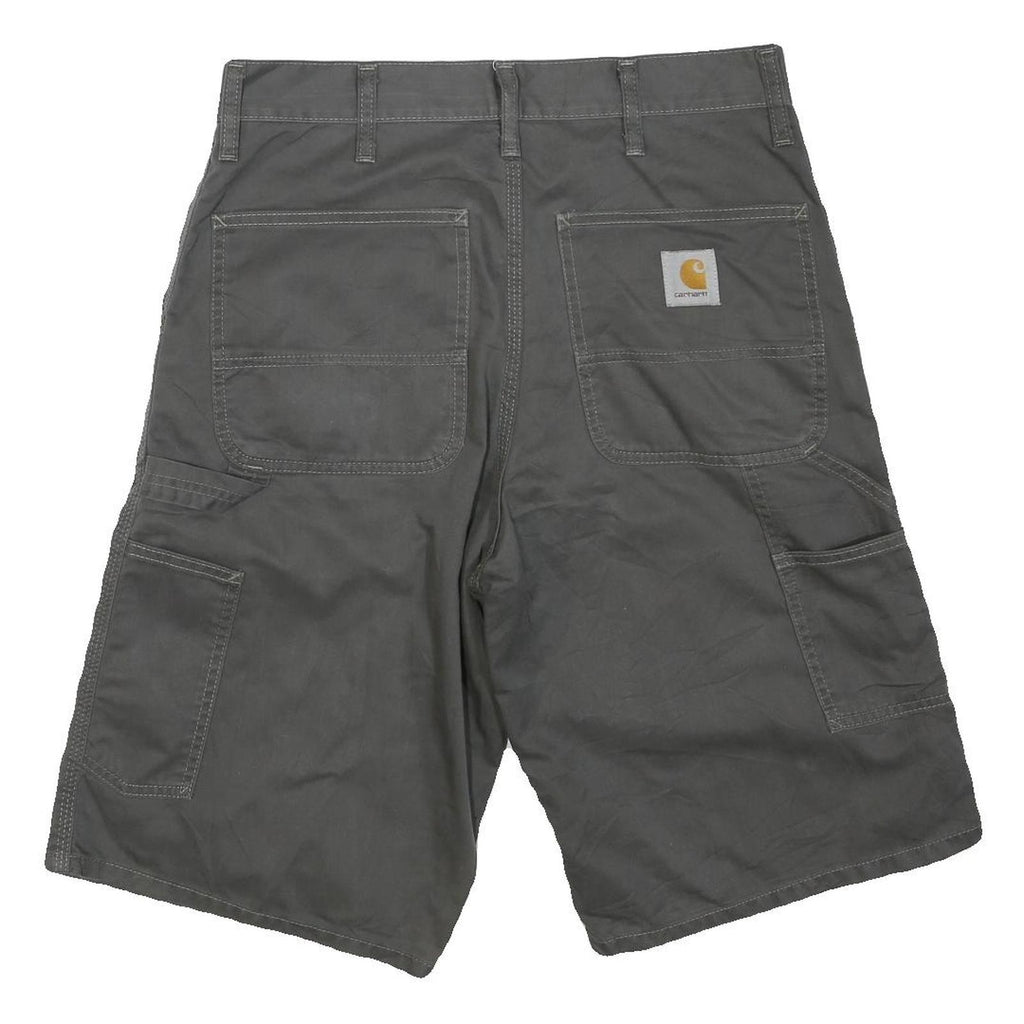 CARHARTT Mens Shorts Grey Casual M W32 Cotton Blend Workwear Pockets