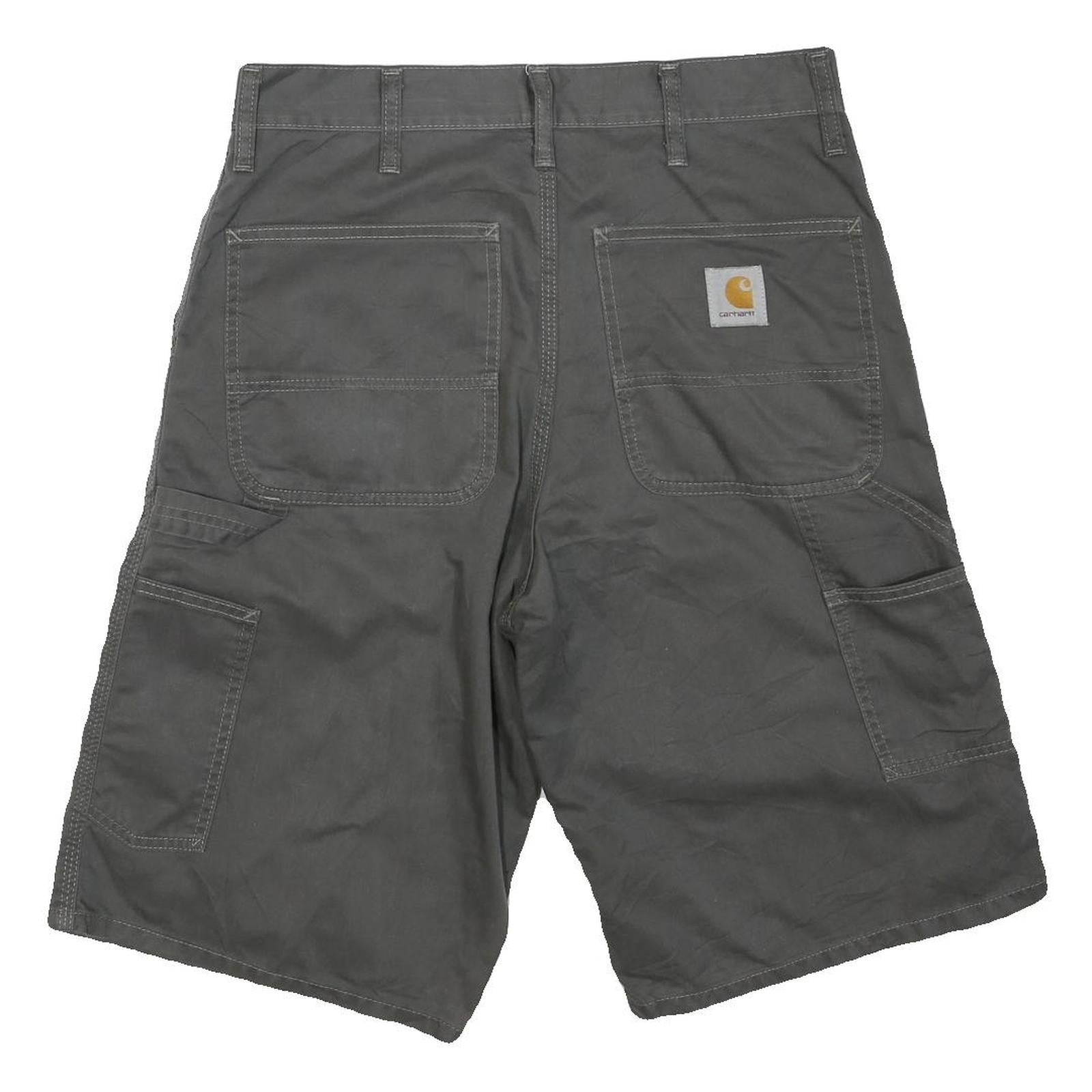 CARHARTT Mens Shorts Grey Casual M W32 Cotton Blend Workwear Pockets