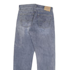 LEVI'S Mens Regular Blue Denim Jeans W32 L31 Classic Cotton Blend Button