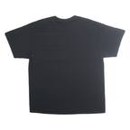 PORT COMPANY Mens Black Manchester Spartans University Graphic T-Shirt XL Short