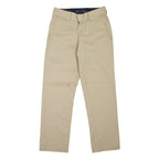 DICKIES Workwear Womens Trousers Beige Slim Tapered W26 L29