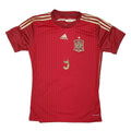 ADIDAS Mens Red Spain National Football Shirt S Short Sleeve Crew Neck Torres 9