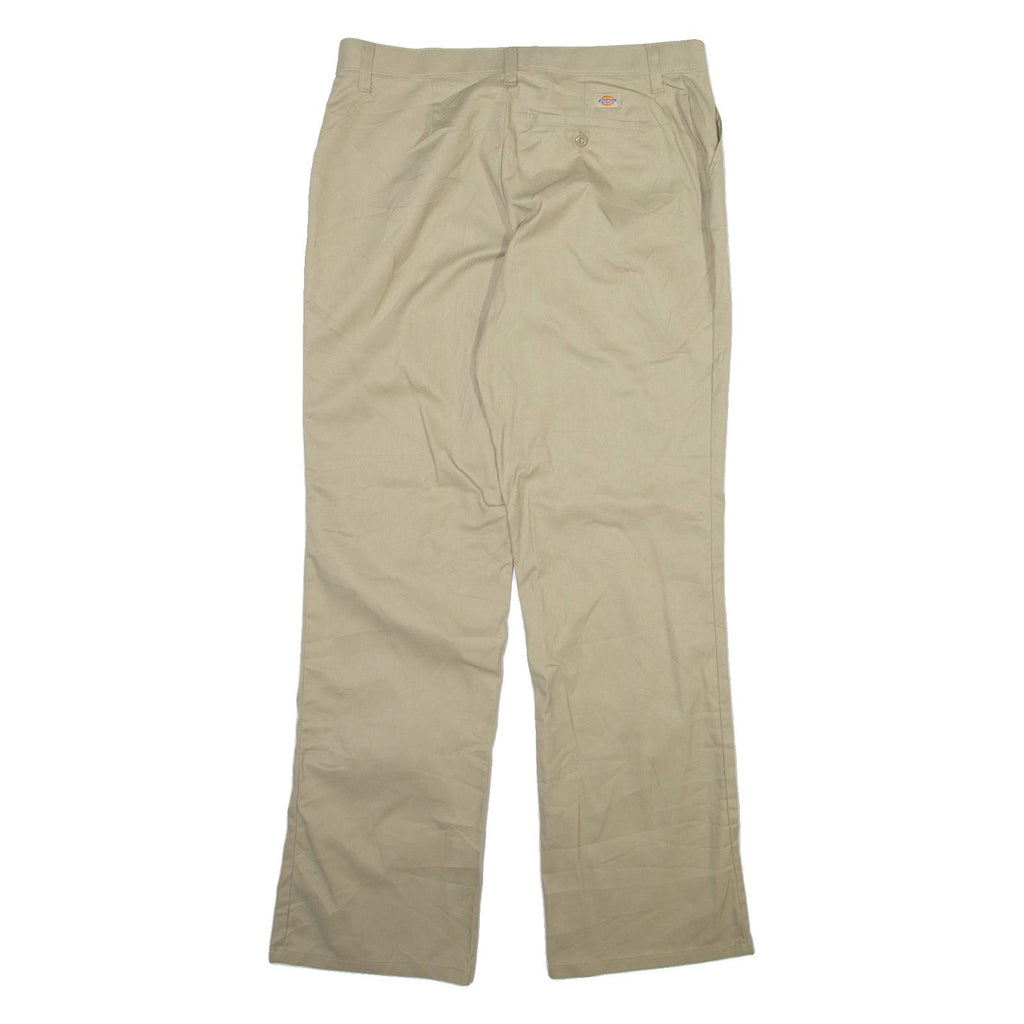 DICKIES Womens Trousers Beige Regular Bootcut W32 L31