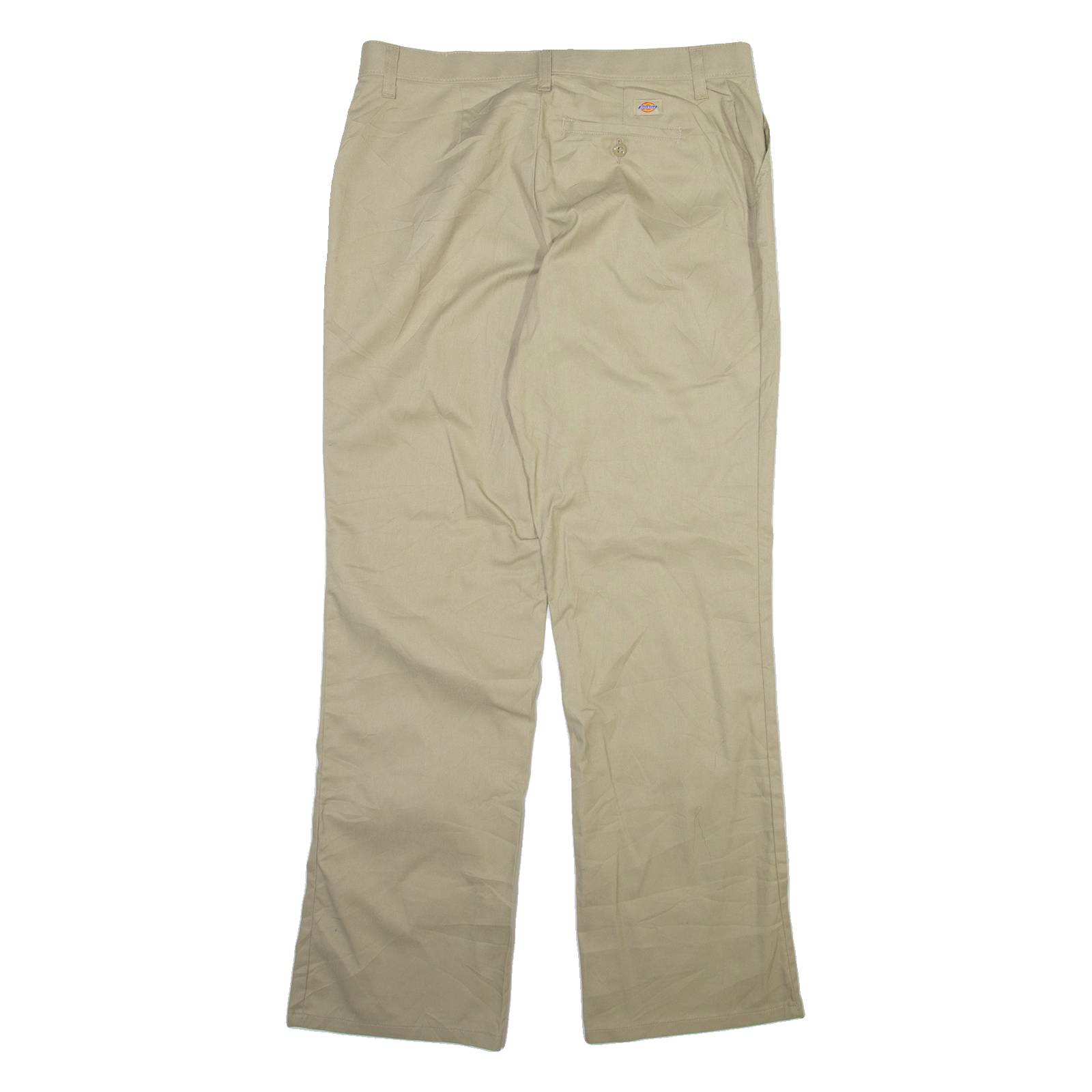 DICKIES Womens Trousers Beige Regular Bootcut W32 L31