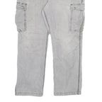 CARHARTT Mens Cotton Blend Grey Relaxed Cargo Trousers W40 L32 Workwear