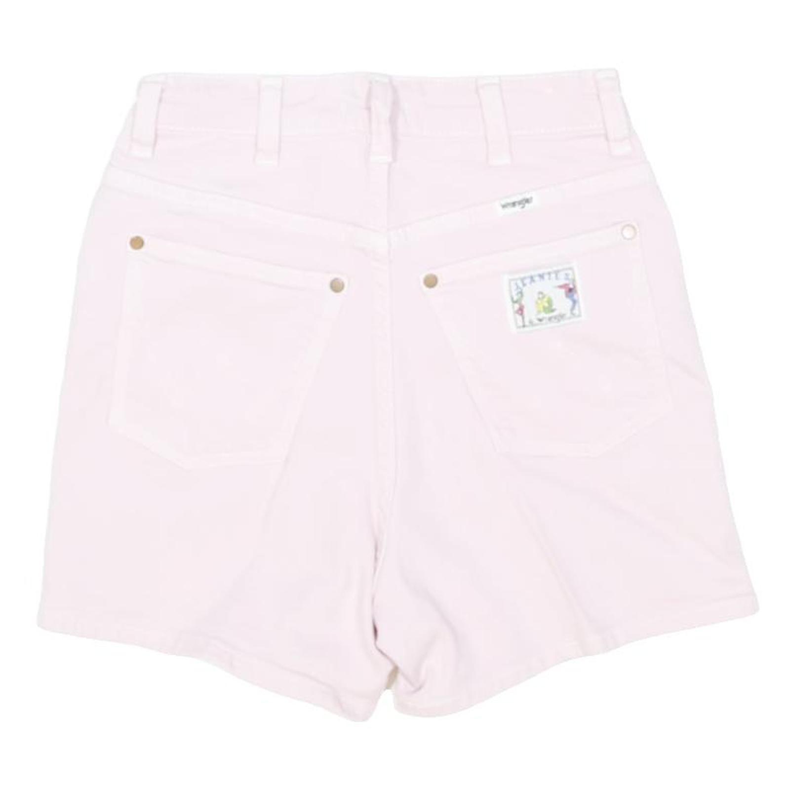 WRANGLER Womens Pink Casual Shorts XS W24 Cotton Blend Comfortable Fit