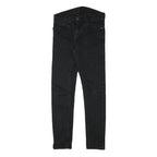 LEVI'S Mens Slim Black Denim Jeans W29 L29 Cotton Blend Zip Casual Stylish