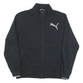 PUMA Mens Black Zip Up Cotton Blend Jacket XL Sports Casual Athleticwear