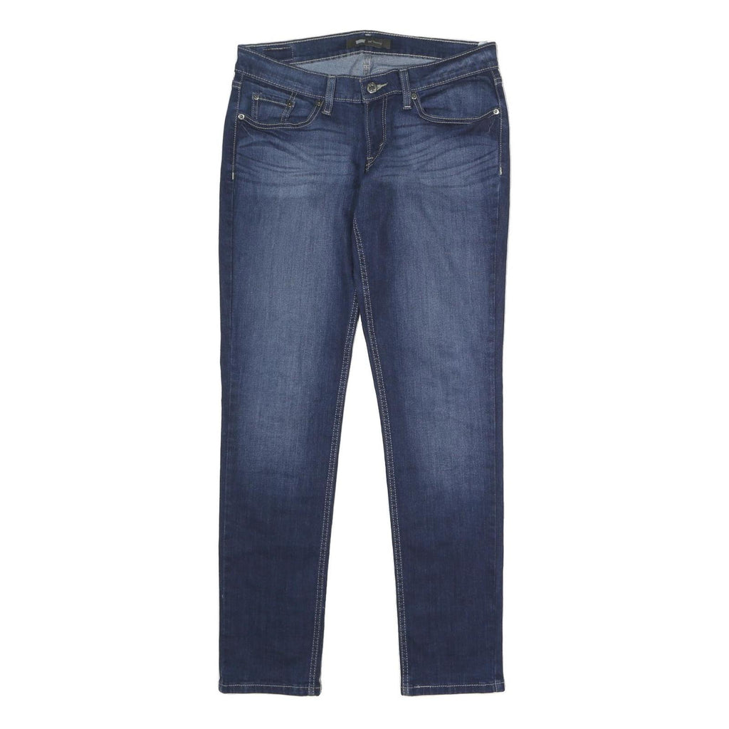 LEVI'S 524 Skinny Womens Jeans Blue Relaxed Skinny Denim Medium W32 L32 Stretch