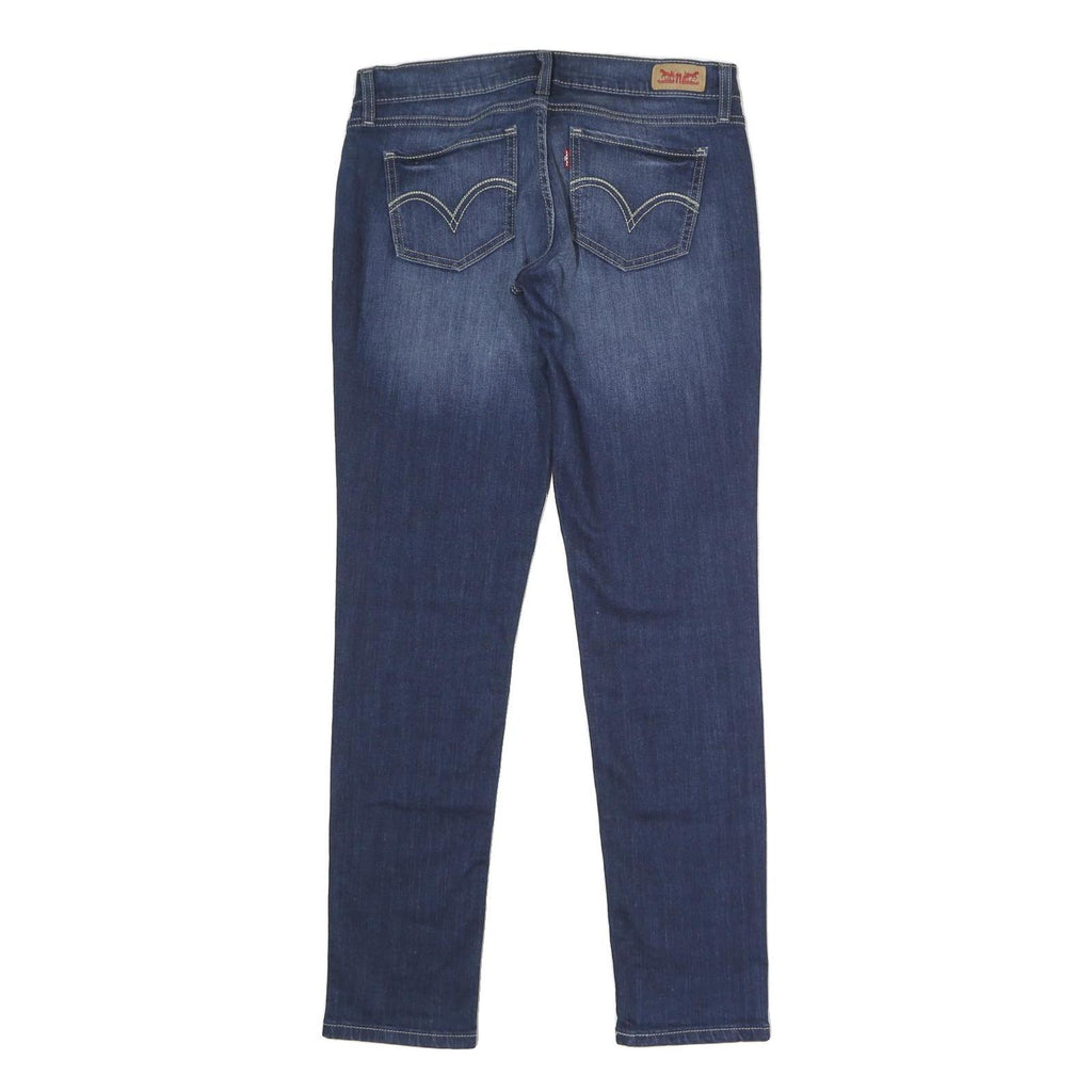 LEVI'S 524 Skinny Womens Jeans Blue Relaxed Skinny Denim Medium W32 L32 Stretch