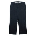 DICKIES Womens Trousers Black Relaxed Straight W34 L28