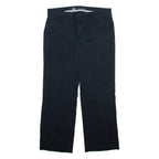DICKIES Womens Trousers Black Relaxed Straight W34 L28