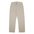 LEVI'S 551 Mens Jeans Beige Regular Straight Denim Medium W31 L30 Classic Fit