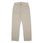 LEVI'S 551 Mens Jeans Beige Regular Straight Denim Medium W31 L30 Classic Fit