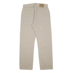 LEVI'S 551 Mens Jeans Beige Regular Straight Denim Medium W31 L30 Classic Fit