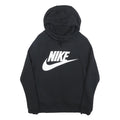NIKE Womens Black Hoodie XS Cotton Blend Pullover Casual Sports Sweatshirt